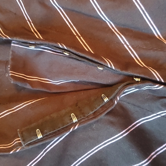 Lane Bryant black striped collared shirt, size 18/20 - Picture 6 of 7
